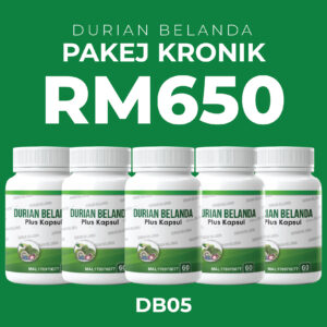 PAKEJ KRONIK - 5 DURIAN BELANDA PLUS KAPSUL